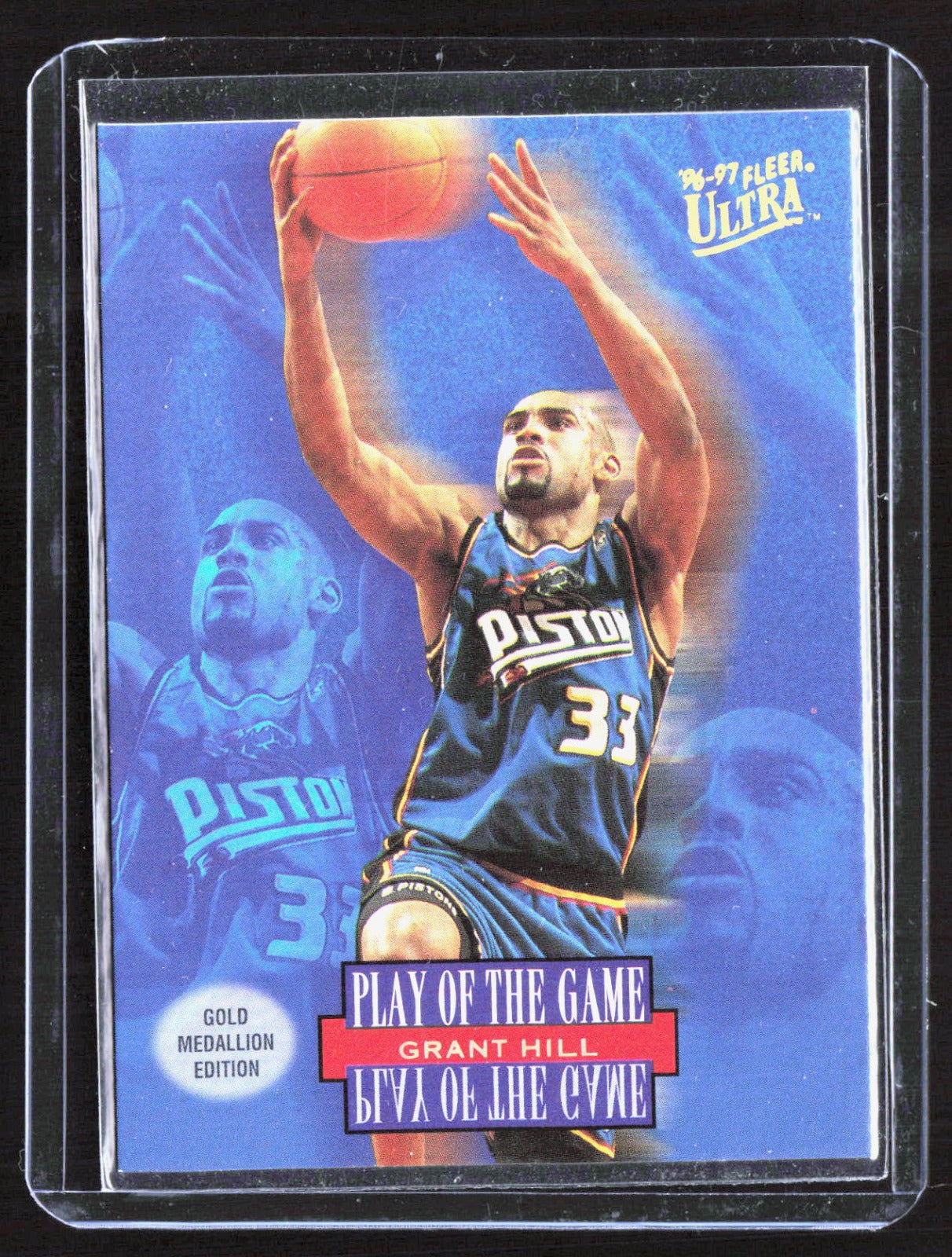 1996-97 Ultra - Gold Medallion Grant Hill G-291 Basketball Detroit Pistons