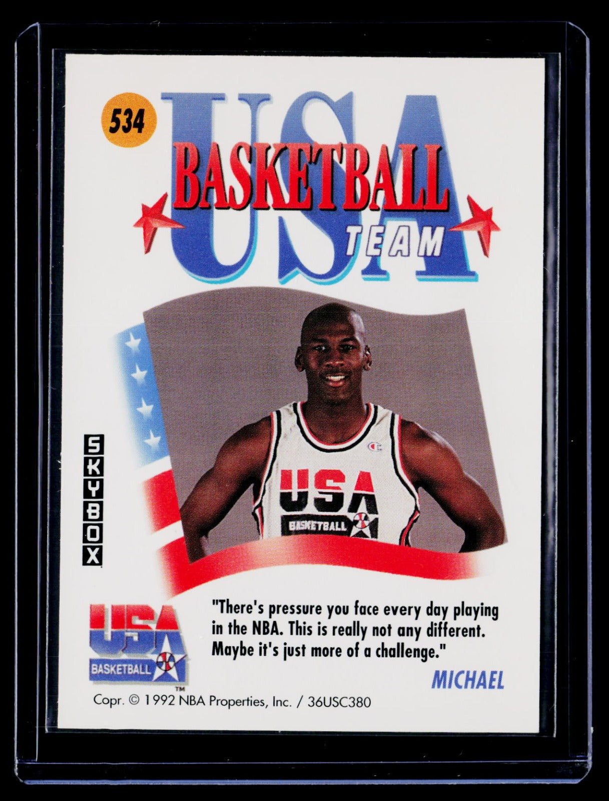 Michael Jordan SkyBox 534 NM