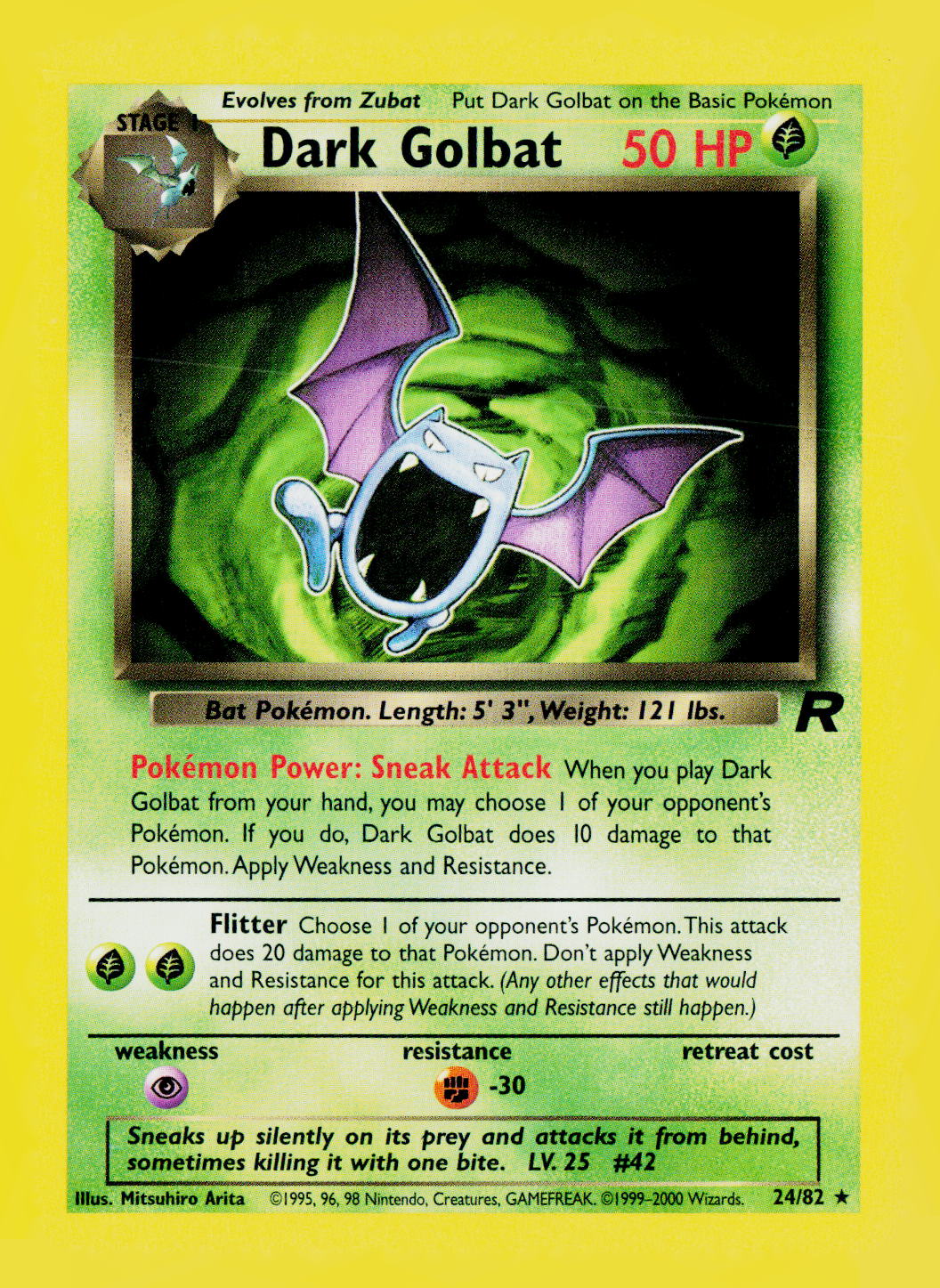 Dark Golbat (24) Unlimited Team Rocket 24/82 LP