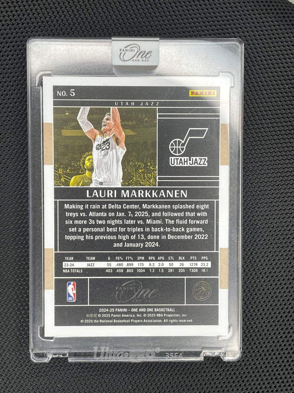 2024-25 One and One Lauri Markkanen /35 5 (Back)