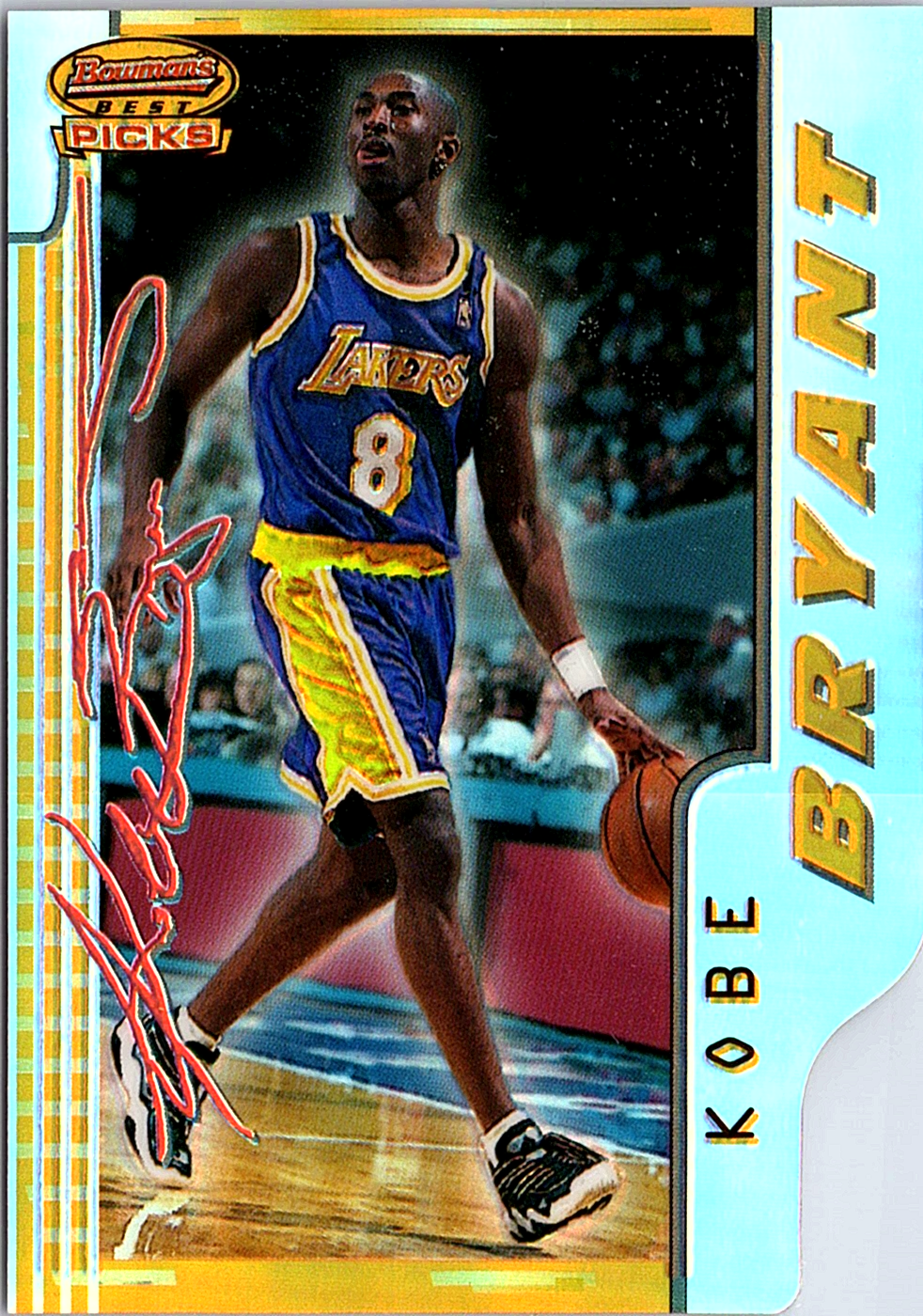 Kobe Bryant Bowman's Best - Best Picks Refractor BP10 NM