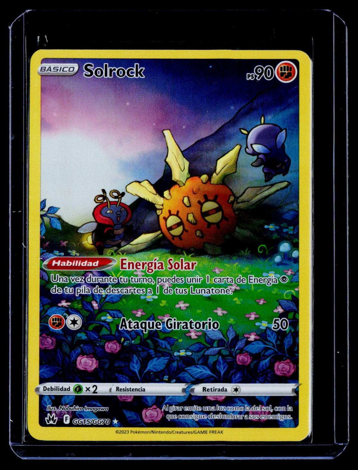 Solrock Holo SWSH: Crown Zenith: Galarian Gallery GG15/GG70 NM