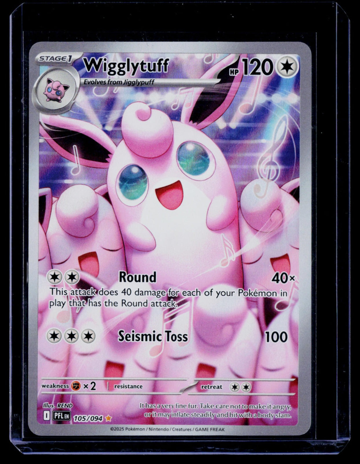 Wigglytuff Holo ME02: Phantasmal Flames 105/094 NM