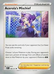 Acerola's Mischief ASC 180/217 NM