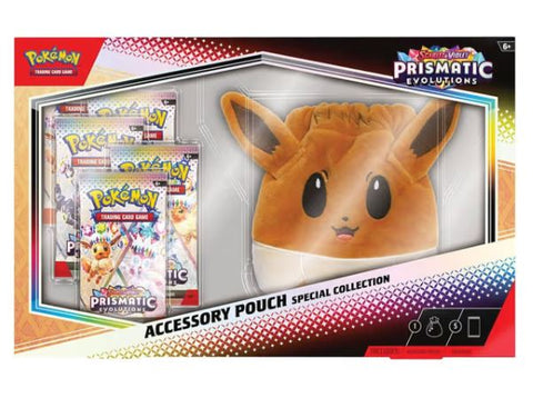 Pokemon TCG: Scarlet & Violet Prismatic Evolutions Accessory Pouch Special Collection