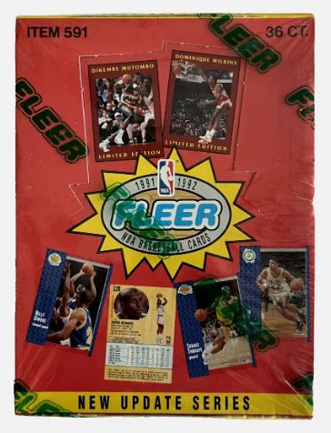 1991-92 Fleer Update (Series 2) Basketball Box