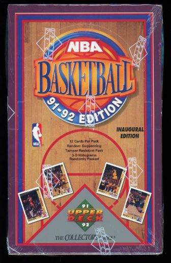 1991-92 Upper Deck Low Series Basketball Box