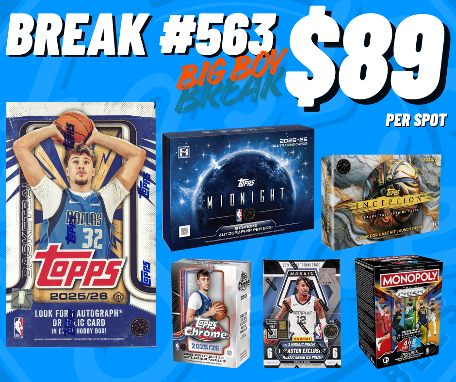 BREAK #564 - MIDNIGHT BREAK THURSDAY 12.02.26 - EBAY LIVE