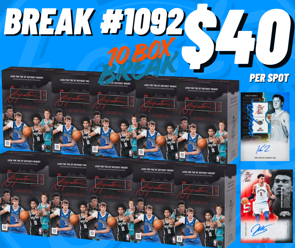 BREAK #1092 - MID BOY BREAK FRIDAY 12.06.26 - EBAY LIVE