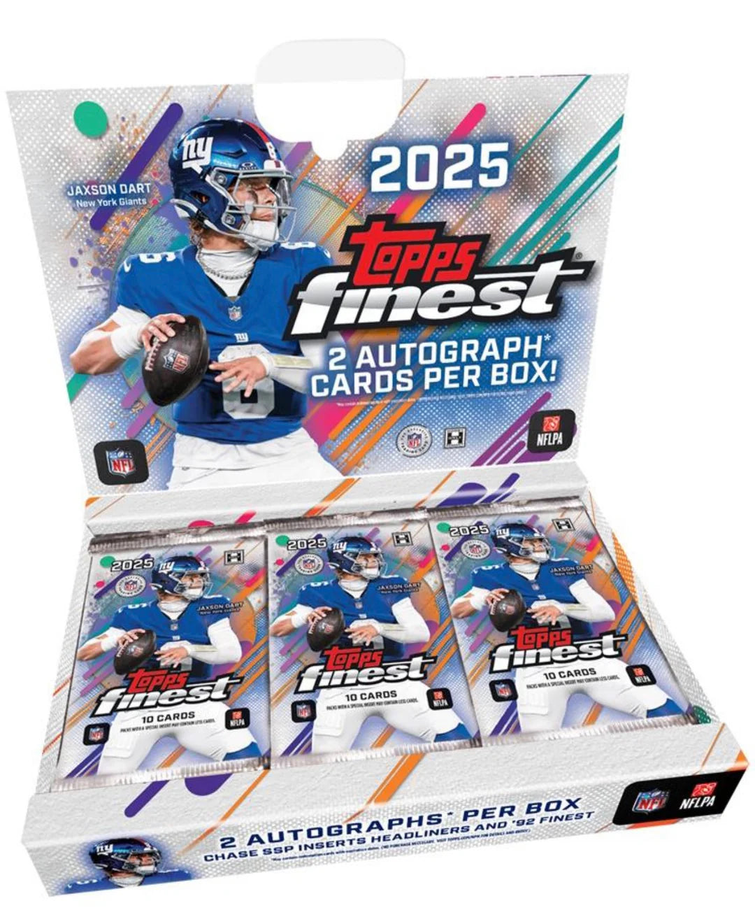 2025 Topps Finest NFL Football Hobby Box