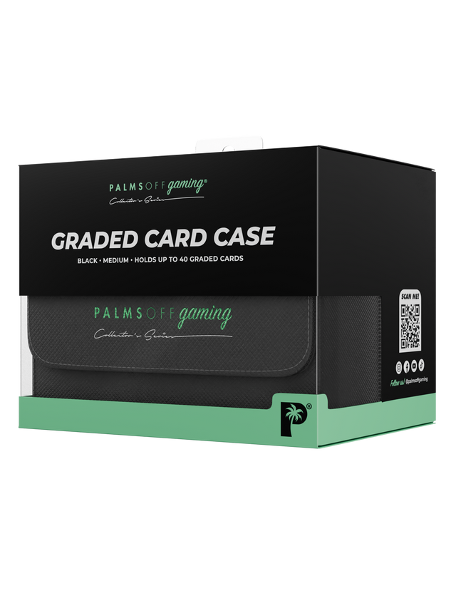 Collector's Series Graded Card Storage Case - Medium - Black