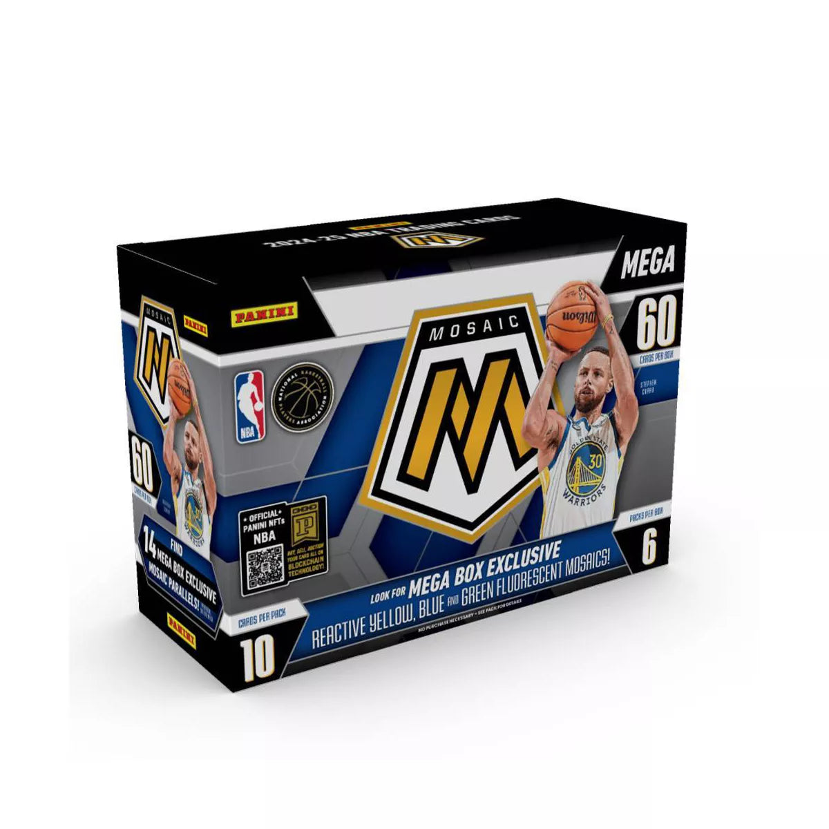 2024-25 Panini NBA Mosaic Basketball Trading Card Mega Box