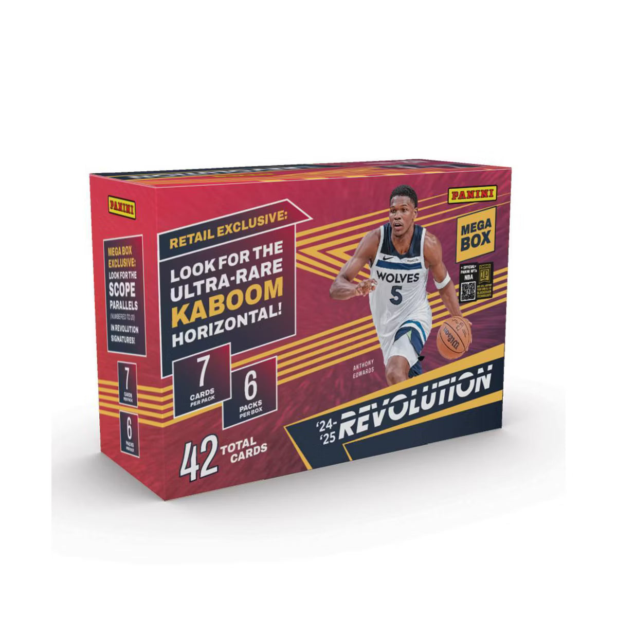 2024-25 Panini NBA Revolution Basketball Trading Card Mega Box