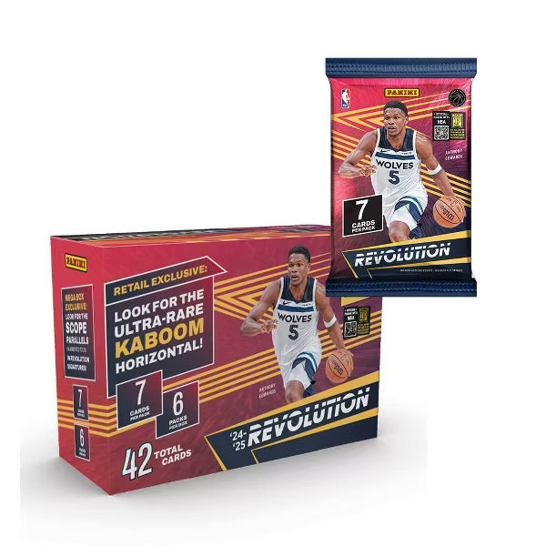 2024-25 Panini NBA Revolution Basketball Trading Card Mega Box