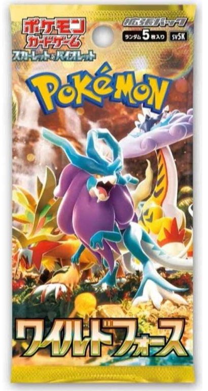Pokemon Wild Force (sv5K) Booster Pack - Japanese