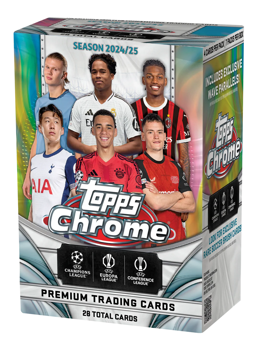 2024-25 Topps Chrome UEFA Club Competitions Blaster Box