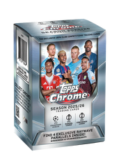 2025/26 Topps Chrome UEFA Club Competitions Soccer Value Box