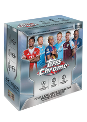 2025/26 Topps Chrome UEFA Club Competitions Soccer Mega Box