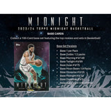 2023-24 Topps Midnight Basketball Hobby Box **PRE-ORDER**