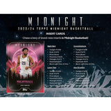 2023-24 Topps Midnight Basketball Hobby Box **PRE-ORDER**