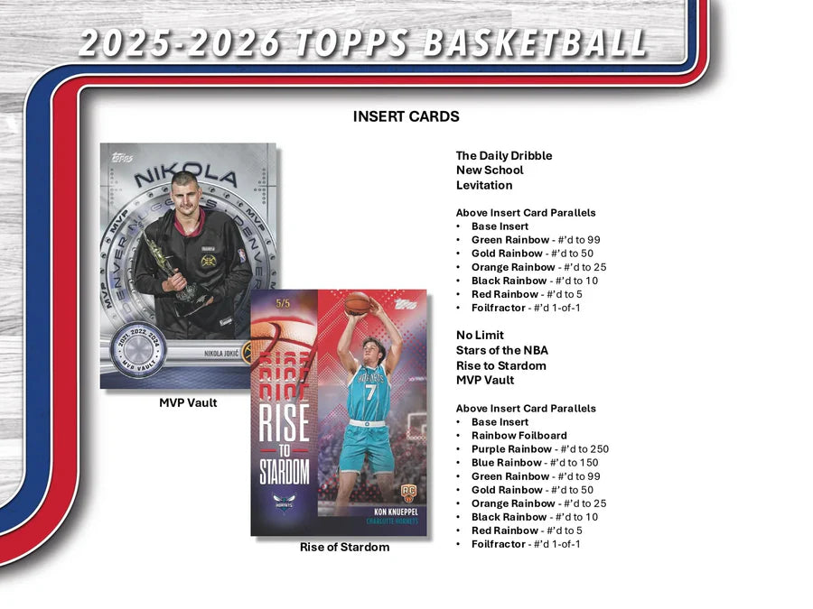 2025-26 Topps NBA Basketball Hobby Box**PRE-ORDER**