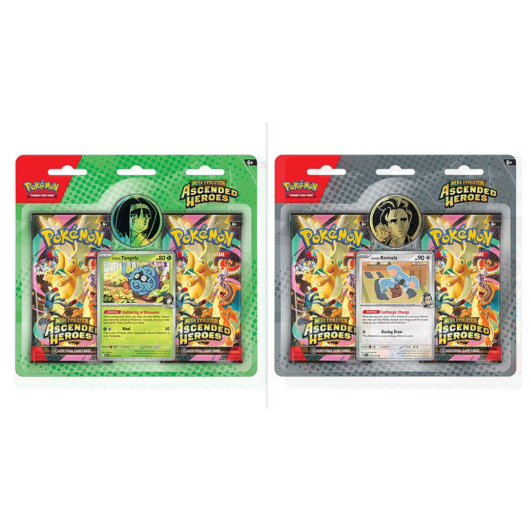 Pokemon TCG: Mega Evolution One Pack - Ascended Heroes Collection - Erika & Larry - Assorted