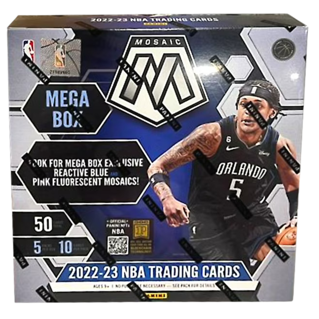 2022-23 Panini Mosaic NBA Basketball Trading Cards Mega Box