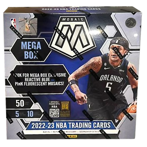 2022-23 Panini Mosaic NBA Basketball Trading Cards Mega Box