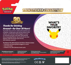 Pokemon - TCG - 30th Celebration Tech Sticker Collection