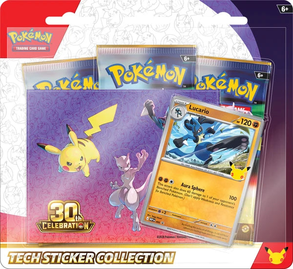 Pokemon - TCG - 30th Celebration Tech Sticker Collection