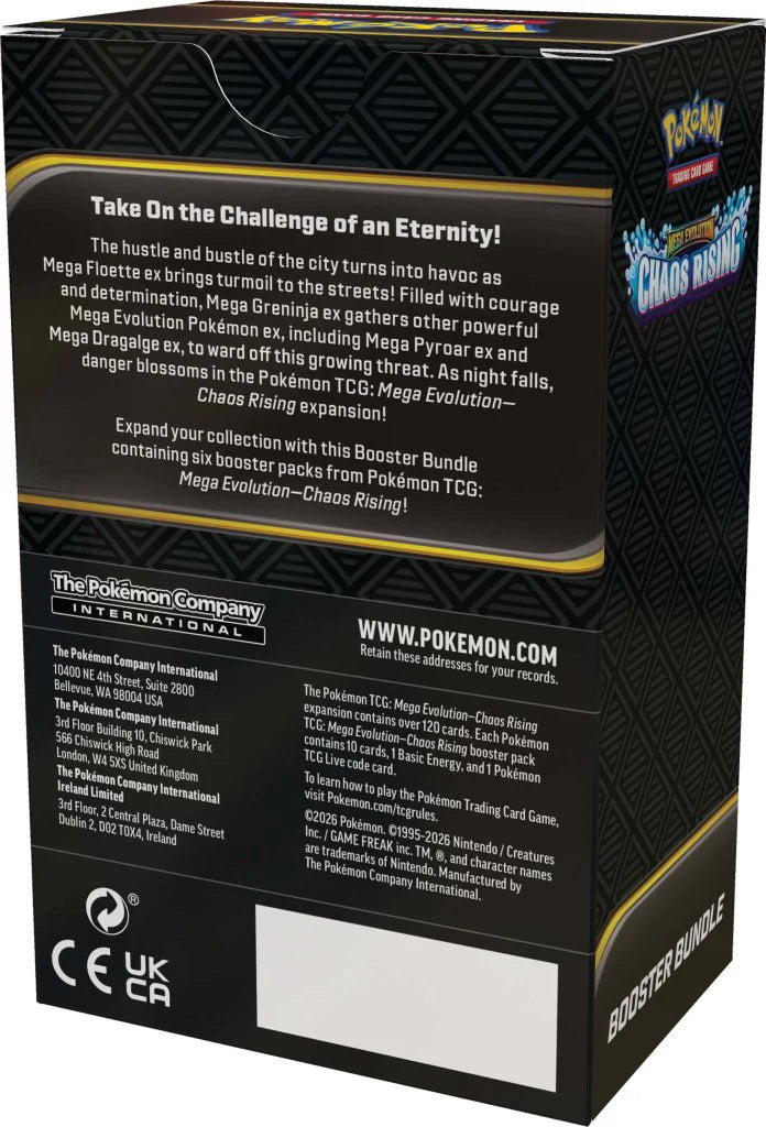 Pokémon TCG: Mega Evolution Chaos Rising Booster Bundle**LIMIT 1 PER PERSON**