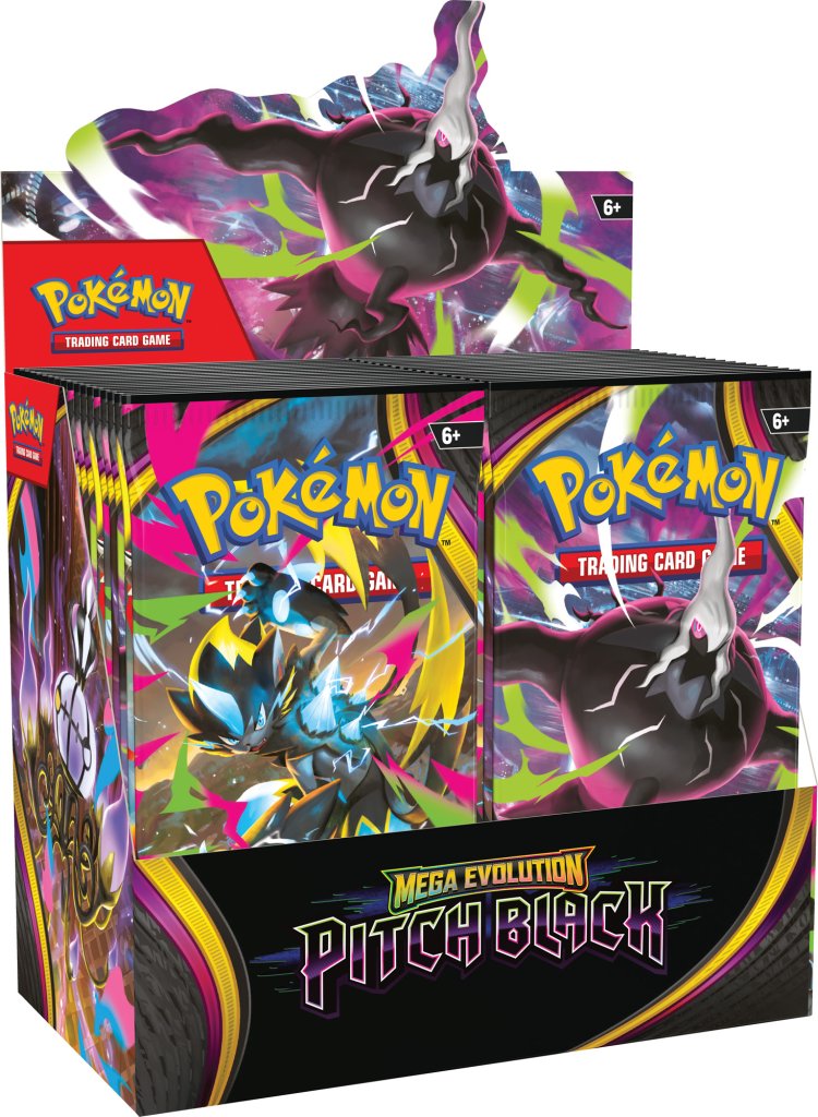 Pokemon TCG Mega Evolution Pitch Black Booster Display