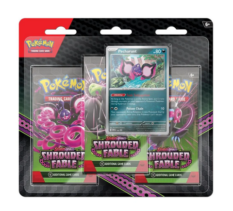 Pokemon TCG: Scarlet & Violet Shrouded Fable Three Booster Blister