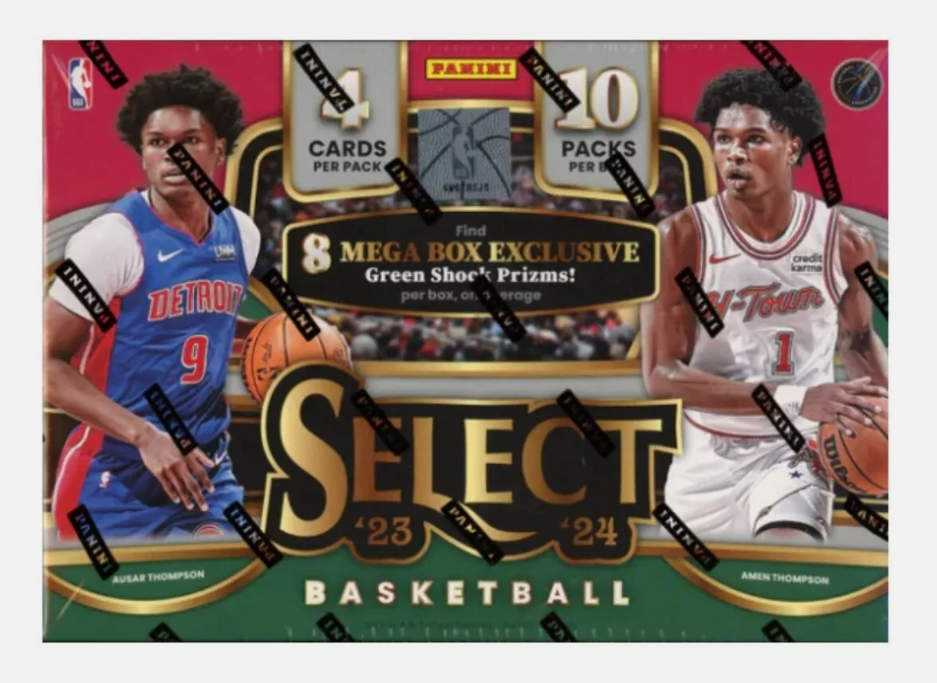 2023-24 Panini NBA Select Basketball Mega Box (Green Shock)