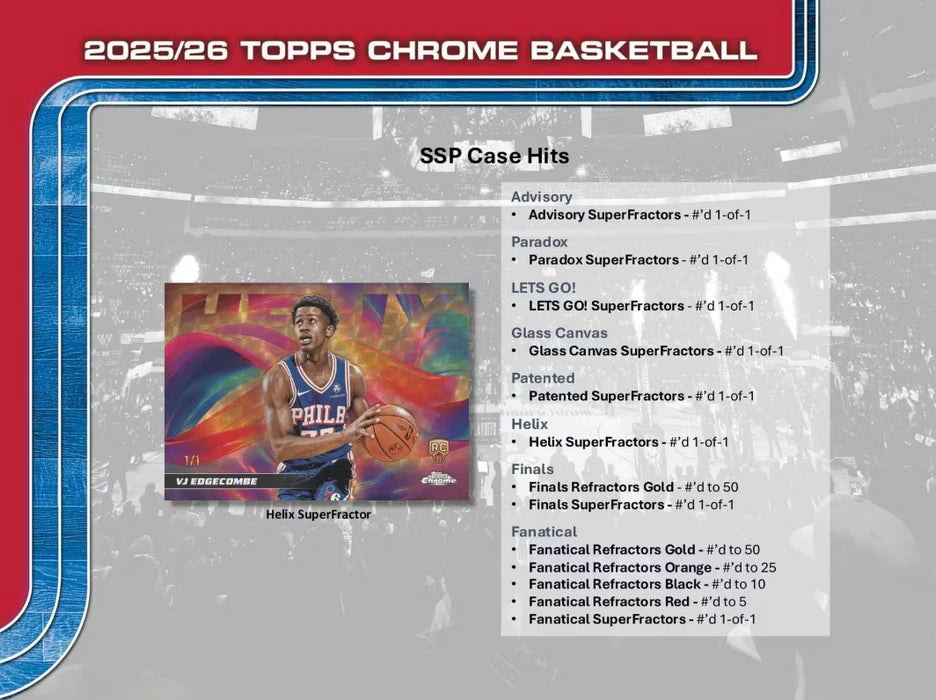 2025-26 Topps Chrome Basketball Mega Box **IN STOCK**