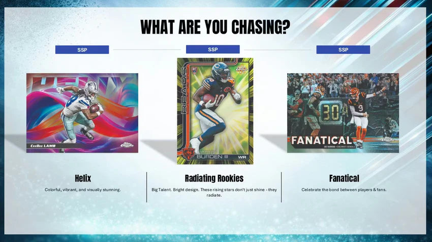 2025 Topps Chrome Football Hobby Box