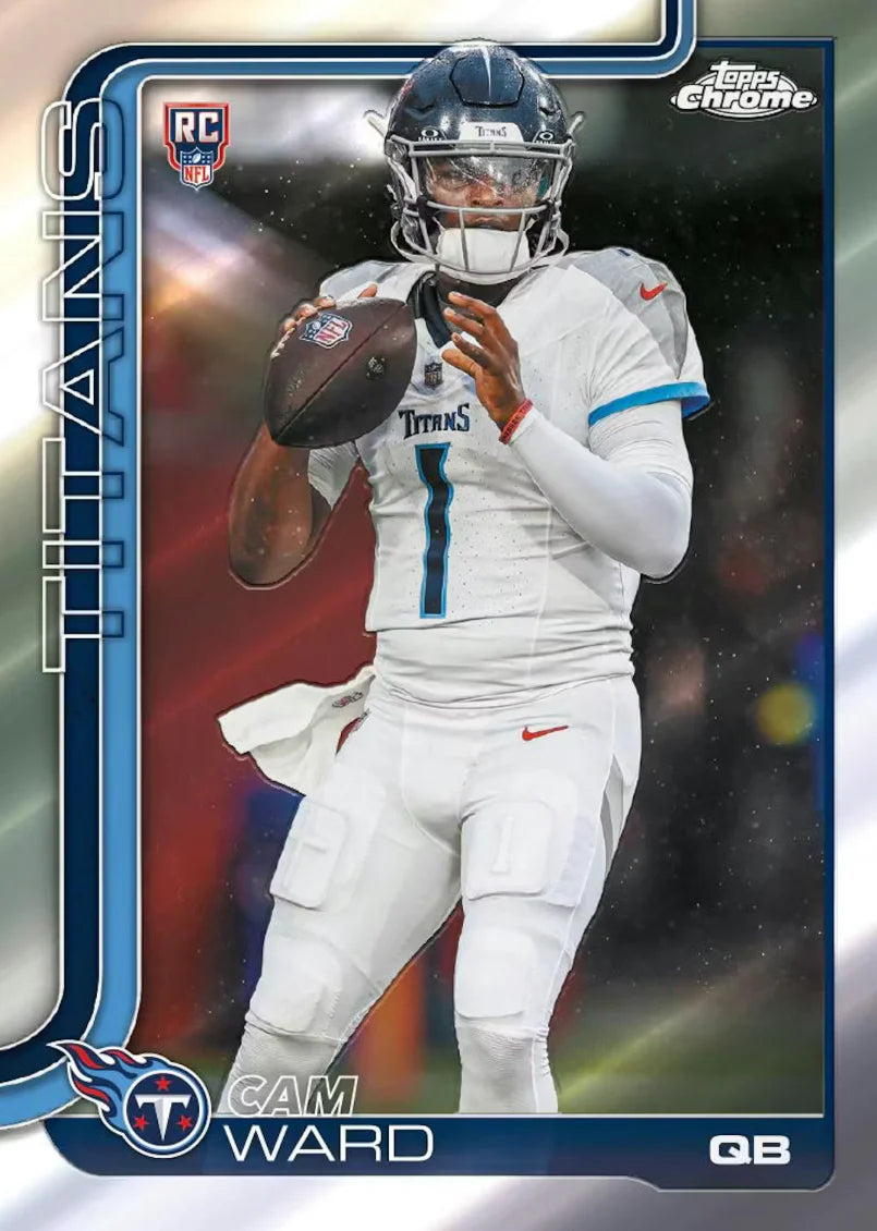 2025 Topps Chrome Football Hobby Box