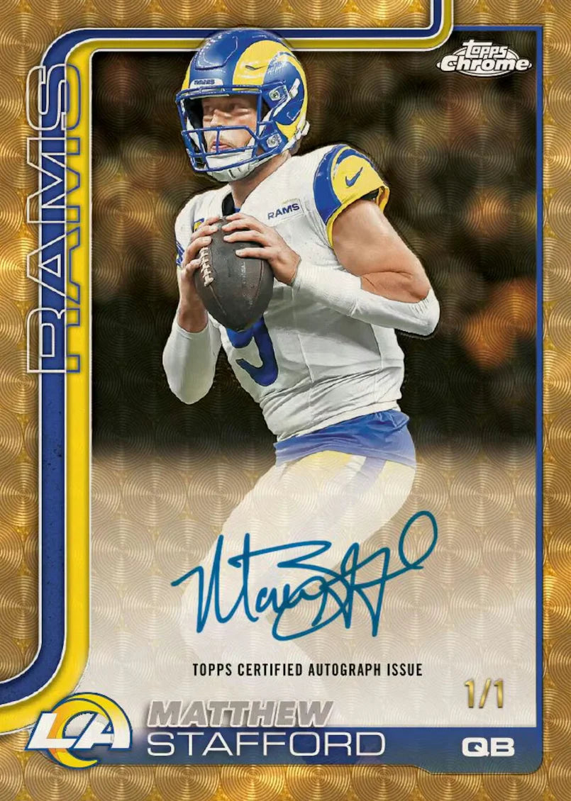 2025 Topps Chrome Football Hobby Box