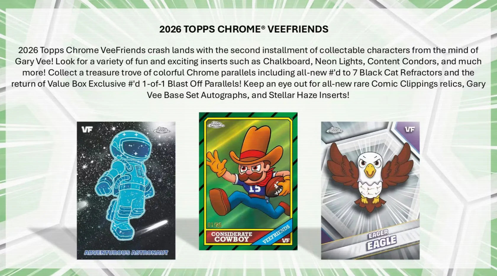 2026 Topps Chrome VeeFriends Value Blaster Box