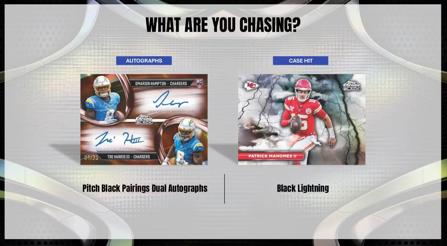 2025 Topps Chrome Black Football NFL Hobby Box