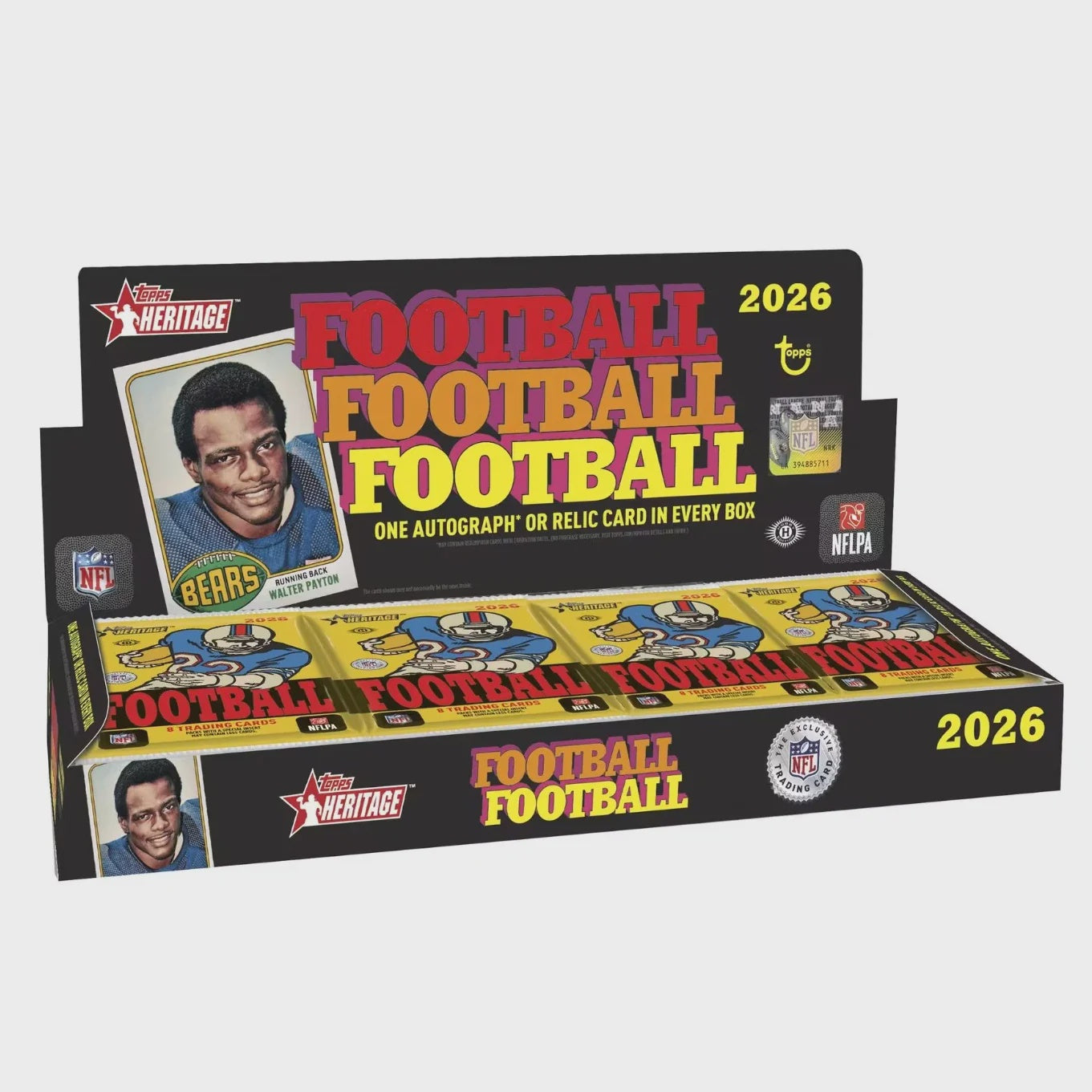 2026 Topps Heritage Football NFL Hobby Box