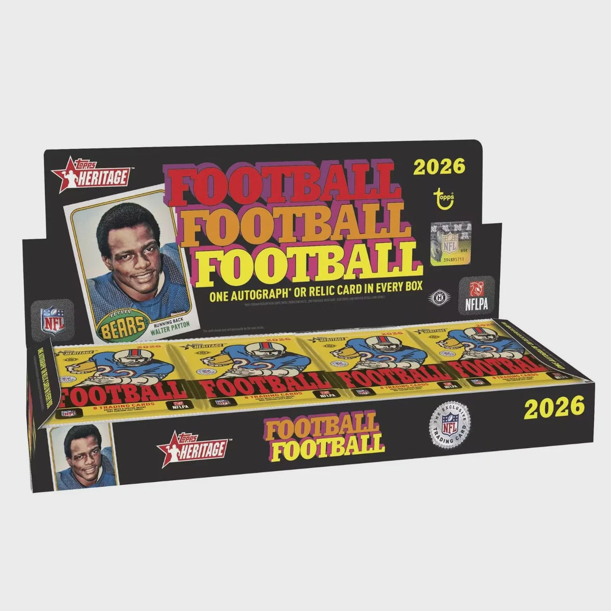 2026 Topps Heritage Football NFL Hobby Box