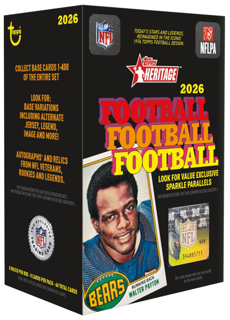 2026 Topps Heritage Football Value Box