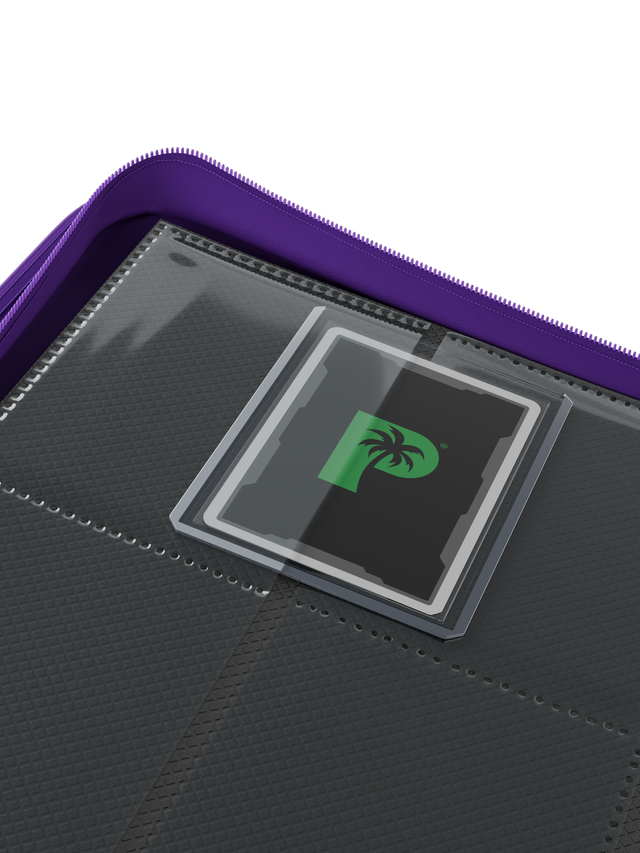 Collector's Series Top Loader Zip Binder - 9 Pocket - Purple