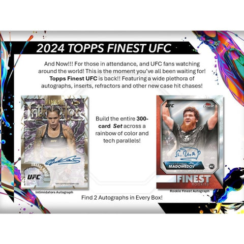 2024 Topps Finest UFC Hobby Box **PRE-ORDER**