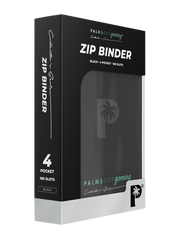 Collector's Series 4 Pocket Zip Binder - Black