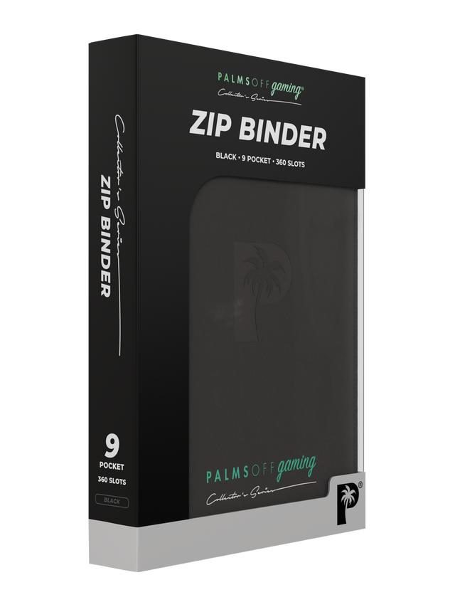 Collector's Series 9 Pocket Zip Binder - Black