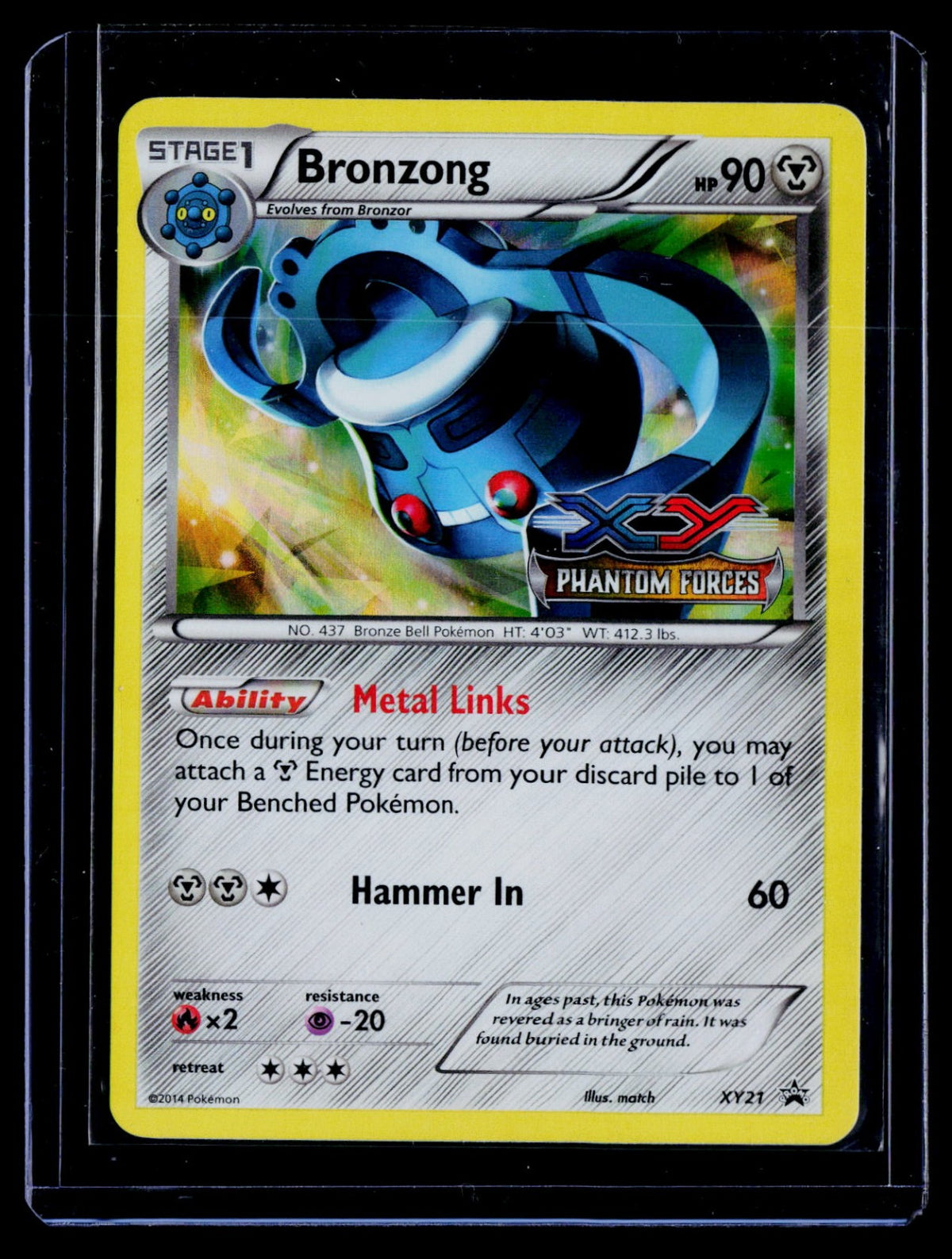 Bronzong (Prerelease) Holo XY Promos XY21 NM