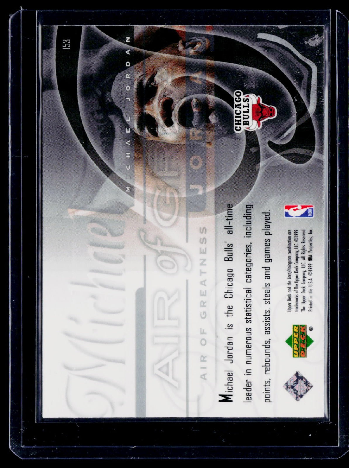 1999-00 Upper Deck Michael Jordan 153 Air of Greatness