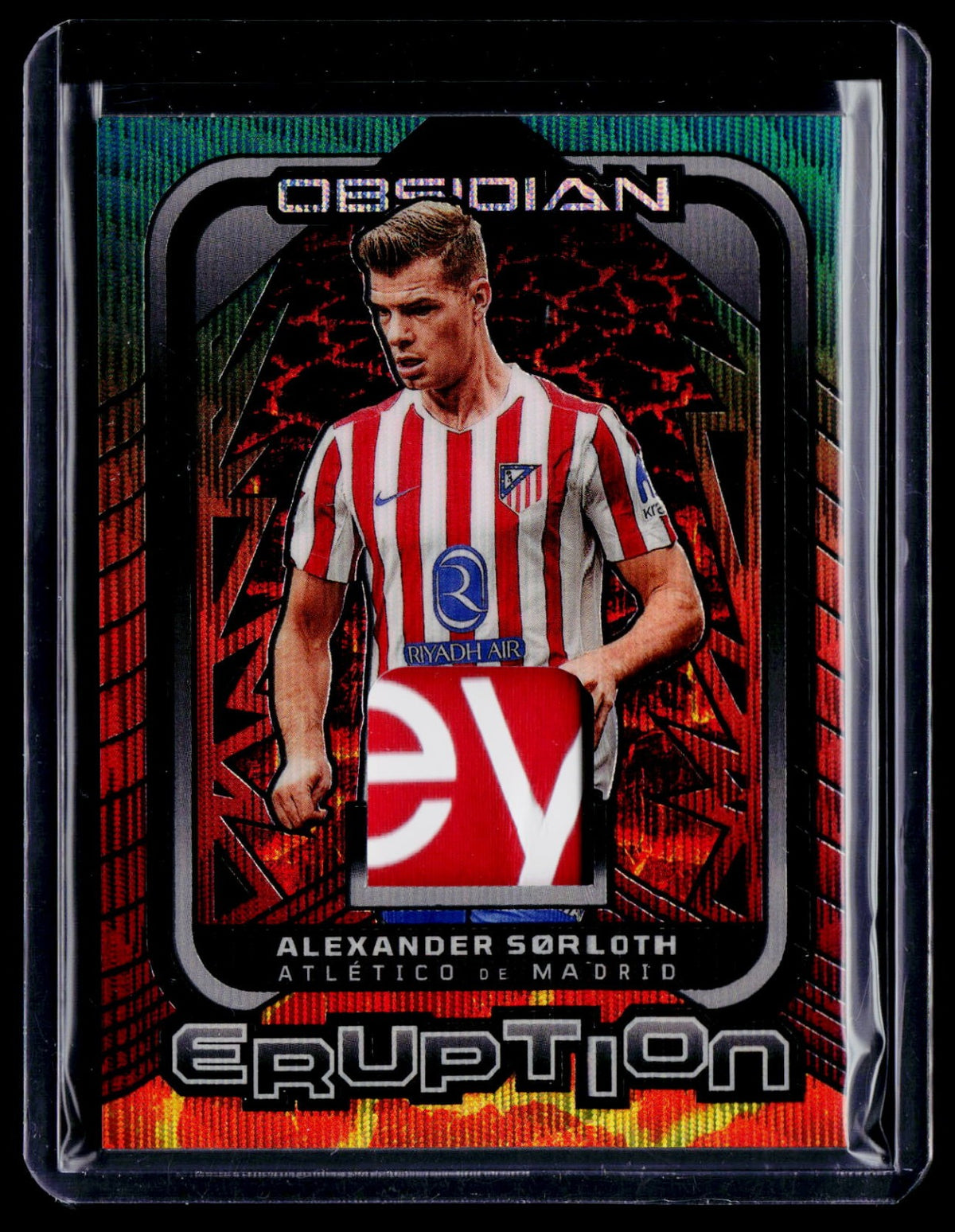Alexander Sorloth Eruption ER-AS - 2025-26 Panini Obsidian /25 NM